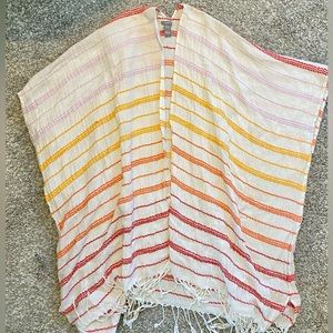 Aerie 🌈 rainbow striped swimsuit coverup